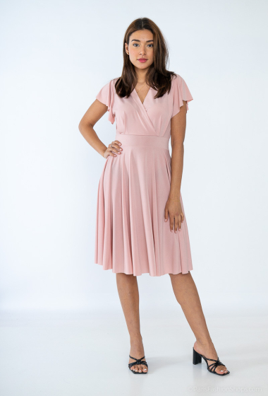 Wholesaler FEELOOK - Simple mid-length dress
