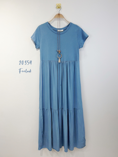 Wholesaler FEELOOK - Cotton poplin dress
