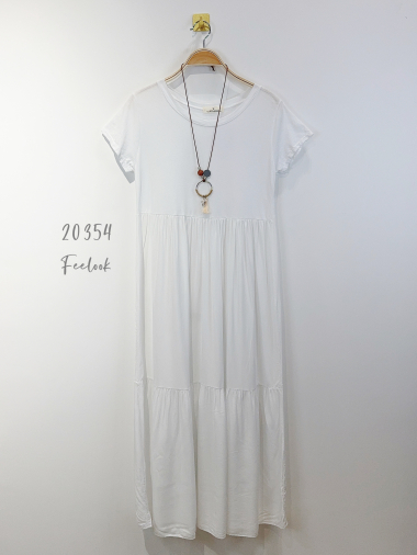 Wholesaler FEELOOK - Cotton poplin dress