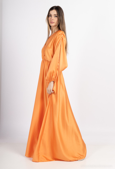 Wholesaler FEELOOK - Elegant chic satin dress
