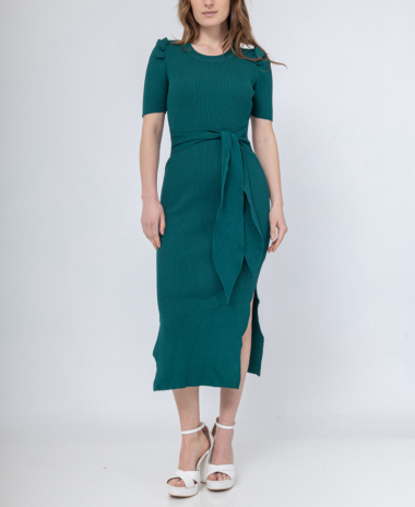 Wholesaler FEELOOK - Plain knit dress
