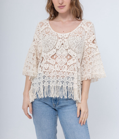 Wholesaler FEELOOK - Net crochet top