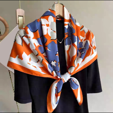 Grossiste FeliMode - 701F 5feuilles 90x90cm foulard echarpe carree