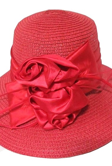 Wholesaler FeliMode - satin flower hat 100% paper