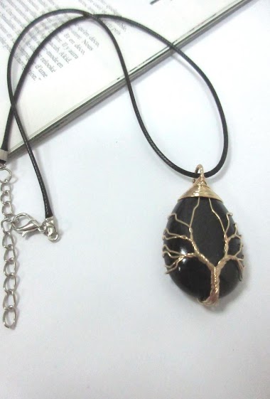 Wholesaler FeliMode - Tree of life  necklace, water drop