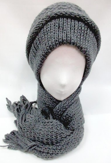 Wholesaler FeliMode - hat hat and scarf 100% acrylic