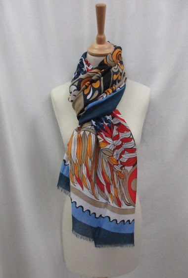 Wholesaler FeliMode - thick scarf, handbag pattern