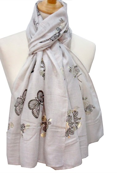 Wholesaler FeliMode - papil gold summer scarf