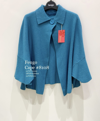 Grossiste Fengo by Pretty Collection - Cape avce manches 3/4