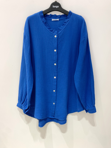 Wholesaler Fengo by Pretty Collection - Cotton gauze shirt