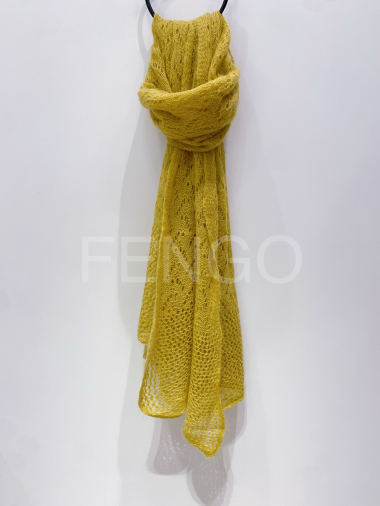 Wholesaler Fengo by Pretty Collection - Openwork mohair scarf