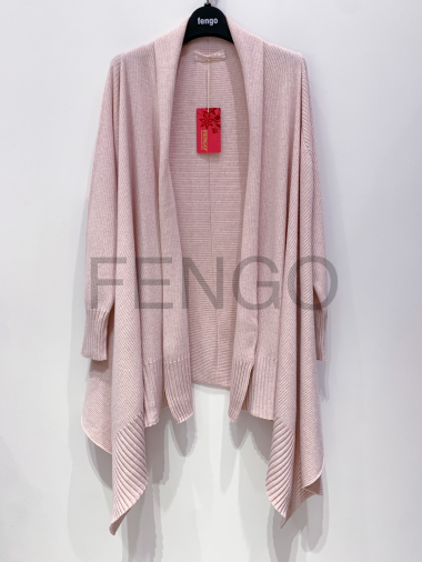 Großhändler Fengo by Pretty Collection - Weite Jacke mit niedrigen Ärmeln