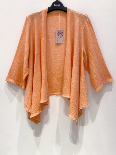 Wholesaler Fengo by Pretty Collection - Unstructured linen/cotton vest