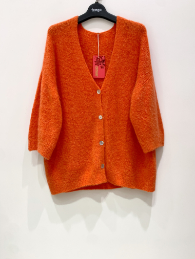 Großhändler Fengo by Pretty Collection - Nahtloser Pullover aus weichem Mohair