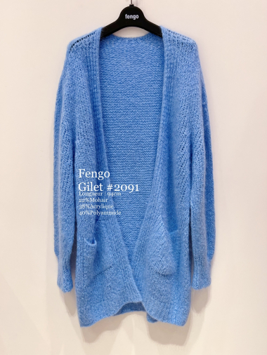 Großhändler Fengo by Pretty Collection - Einfache, nahtlose Pulloverweste