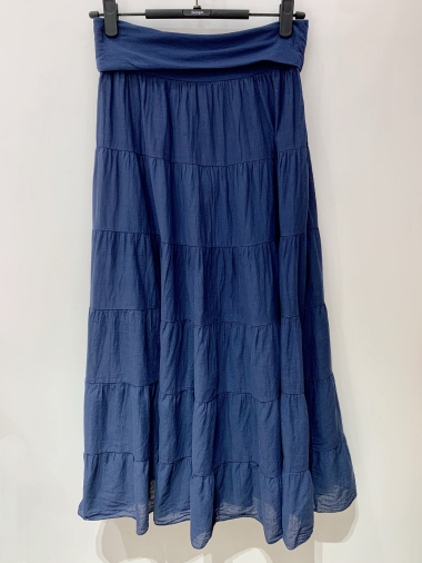 Wholesaler Fengo by Pretty Collection - Bohemian skirt in cotton
