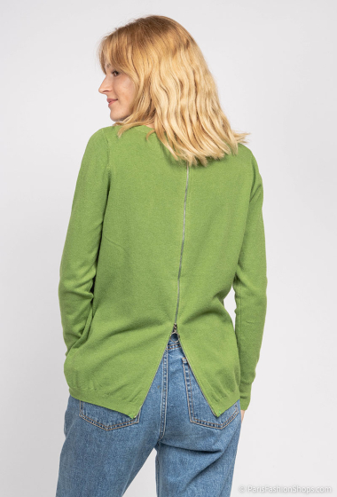 Wholesaler Fengo by Pretty Collection - Sweater with back zip
