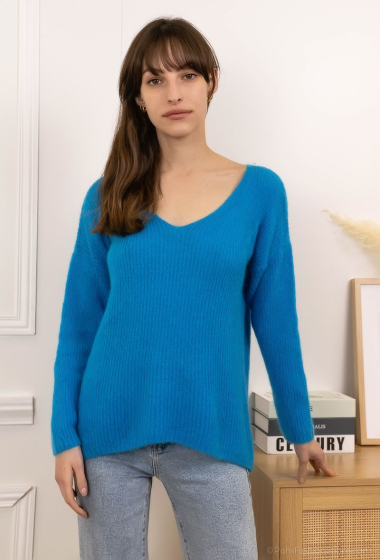 Grossiste Fengo by Pretty Collection - PUll col V en mohair