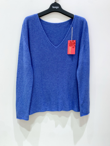 Wholesaler Fengo by Pretty Collection - Seamless Basic cardigan/jumper