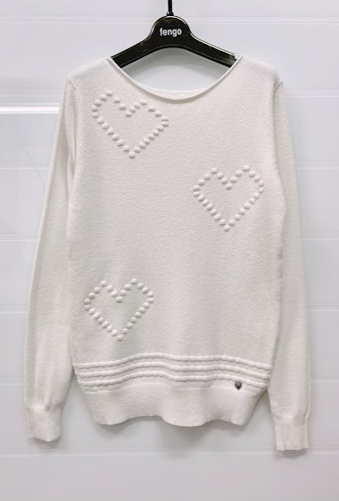 Jumper with hearts