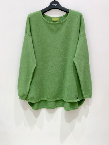Wholesaler Fengo by Pretty Collection - Basic wide sweater