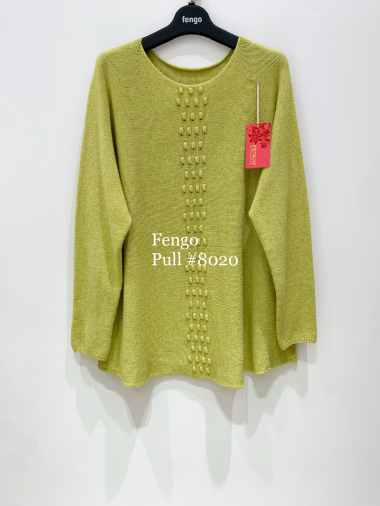 Grossiste Fengo by Pretty Collection - Pull sans coutures avec fantaisies (Italie)