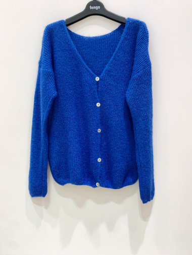 Wholesaler Fengo by Pretty Collection - Buttoned mohair sweater/vest