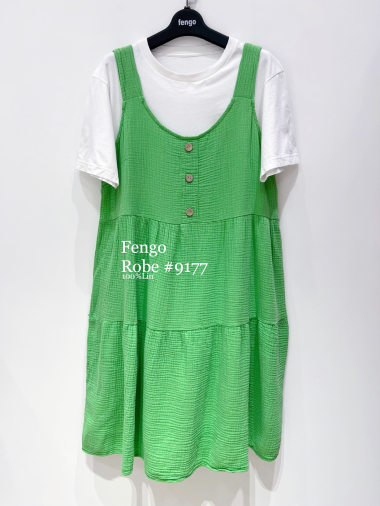Mayorista Fengo by Pretty Collection - Cotton gauze dress