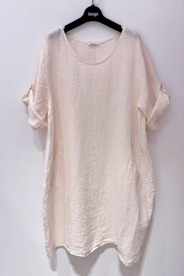 Wholesaler Fengo by Pretty Collection - Linen dress