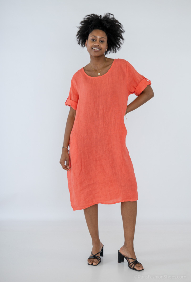 Wholesaler Fengo by Pretty Collection - Linen dress