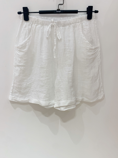 Wholesaler Fengo by Pretty Collection - Linen shorts