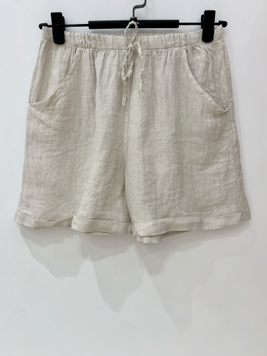 Wholesaler Fengo by Pretty Collection - Linen shorts
