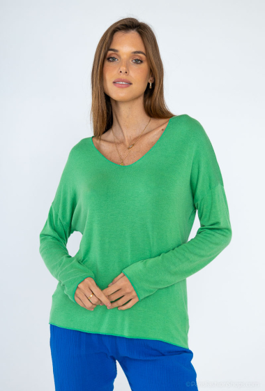 Wholesaler Fengo by Pretty Collection - Basic thin sweater