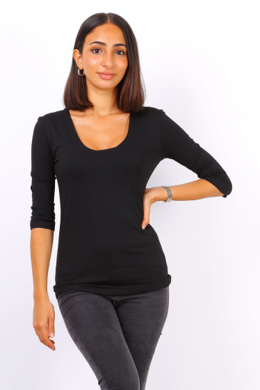 Grossiste Fengo by Pretty Collection - Tee shirt - idéal en sous pull