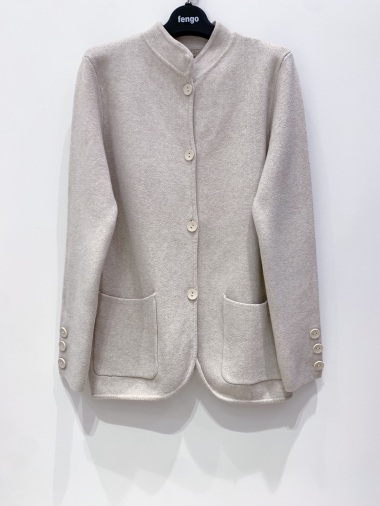 Wholesaler Fengo by Pretty Collection - Officer collar jacket