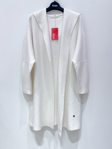 Wholesaler Fengo by Pretty Collection - Wide hooded jacket