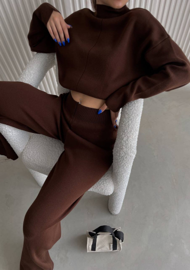 Wholesaler FENOMEN - Knitted Sweater + Trousers Set