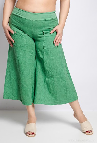 Wholesaler Fidèle - Wide leg pants in linen