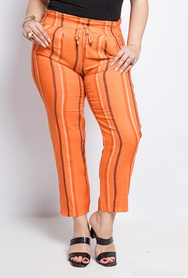 Wholesaler Fidèle - Linen striped pants