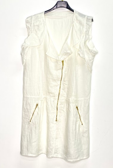 Wholesaler Fidèle - short linen dress