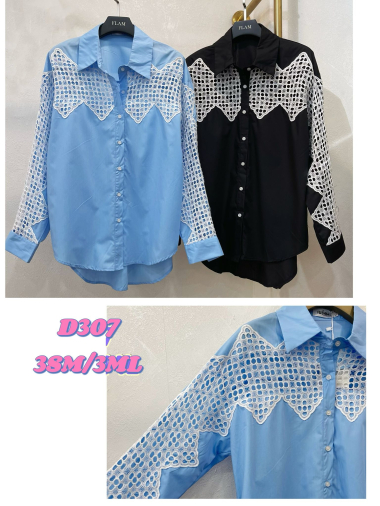 Wholesaler Flam Mode - SHIRT WITH LACE