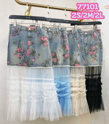 Wholesaler Flam Mode - Denim skirt
