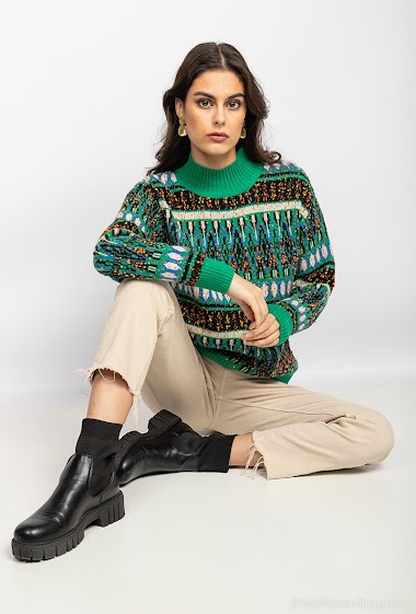 Wholesaler Flam Mode - Sweater with pattern