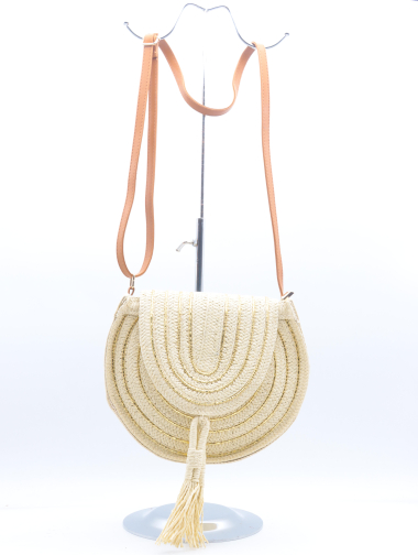 Wholesaler Flora & Co - straw shoulder bag