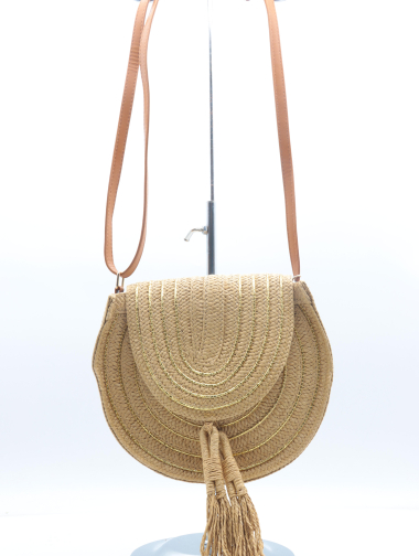 Wholesaler Flora & Co - straw shoulder bag