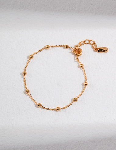 Wholesaler Flyja - 18k gold plated chain bracelet