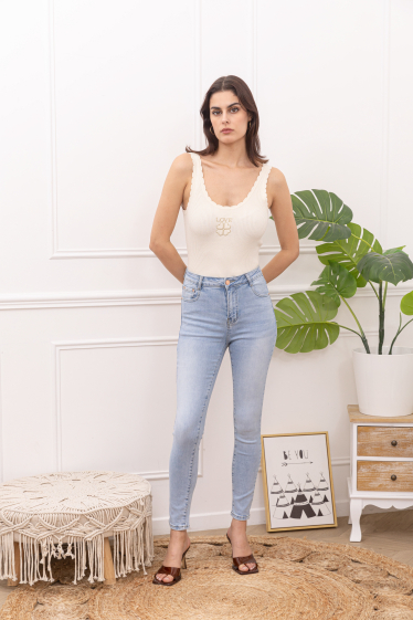 Wholesaler FOLYROSE - Skinny light jeans