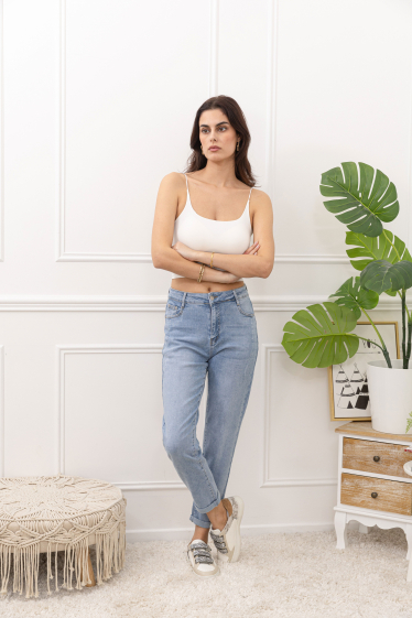 Wholesaler FOLYROSE - Mom-fit jeans