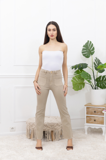 Wholesaler FOLYROSE - Straight cut straight jeans
