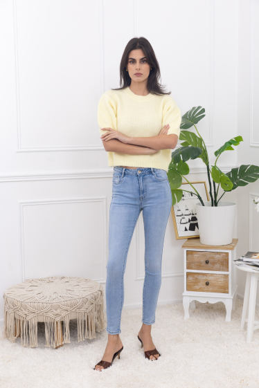 Wholesaler FOLYROSE - blue skinny jeans
